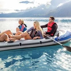 Set Bateau Gonflable 5 Places Intex Excursion 5 -Intex Soldes Magasin bateau intex excursion 10