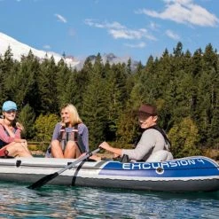 Set Bateau Gonflable 4 Places Intex Excursion 4 -Intex Soldes Magasin bateau intex excursion 4places 8