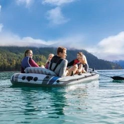 Set Bateau Gonflable 5 Places Intex Excursion 5 -Intex Soldes Magasin bateau intex excursion 9