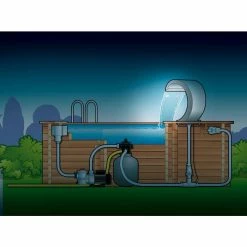 Cascade Pour Piscine Ubbink Mamba LED -Intex Soldes Magasin cascade piscine ubbink mamba led sch ma 2