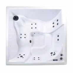 Spa Acrylique NetSpa Square 5 Personnes -Intex Soldes Magasin cuve acrylique spa rigide 5 places square 1