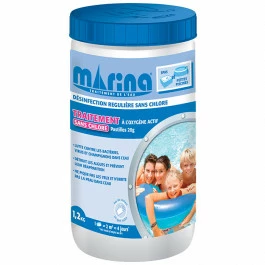 Marina Désinfection Régulière - Traitement Sans Chlore Pastilles 1,2kg 1 Marina Désinfection Régulière - Traitement Sans Chlore Pastilles 1,2kg