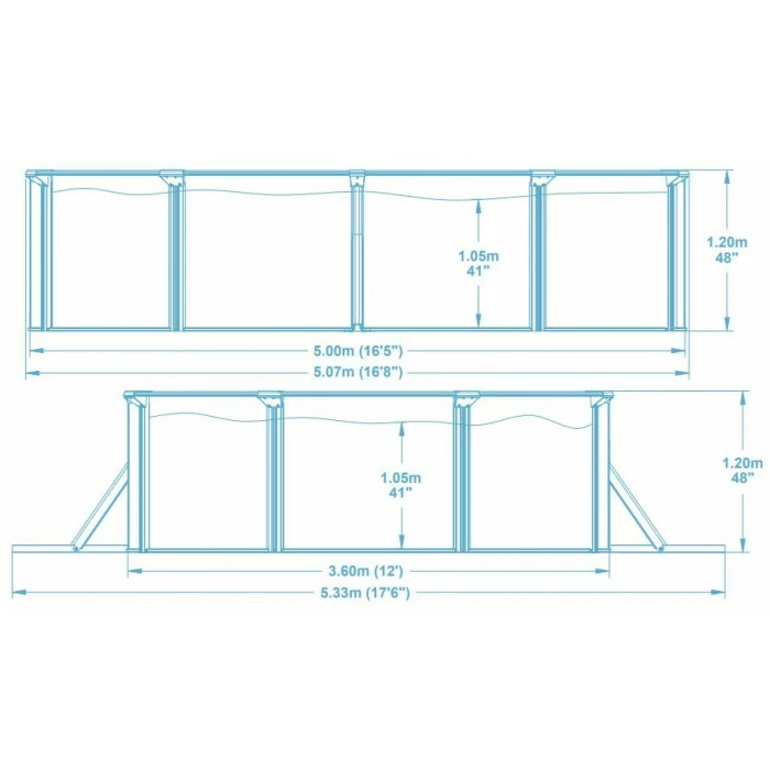Piscine En Acier Bestway Hydrium - 5,00 X 3,60 X 1,20 M 4 Piscine En Acier Bestway Hydrium - 5,00 X 3,60 X 1,20 M – Image 4