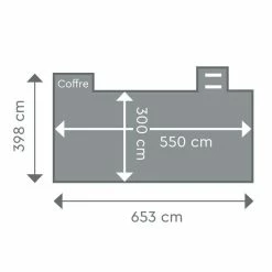 Coffre Pour Fosse Sèche De Piscine Urbaine XL Procopi - BWT MyPool -Intex Soldes Magasin dimensions piscine coffre