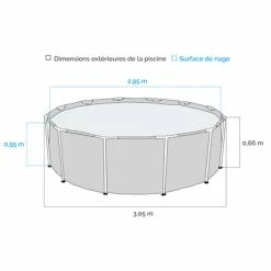 Piscine Tubulaire Bestway Steel Pro Ronde Décor Animaux 3,05 X 0,66 M 8 Piscine Tubulaire Bestway Steel Pro Ronde Décor Animaux 3,05 X 0,66 M -Intex Soldes Magasin dimensions piscine tubulaire bestway steel pro ronde animaux 305 x 66 cm