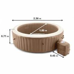 Spa Gonflable Intex PureSpa Sahara 8 Places 14 Spa Gonflable Intex PureSpa Sahara 8 Places -Intex Soldes Magasin dimensions spa gonflable intex 28412ex sahara