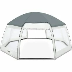 Dôme De Protection Pour Piscine Hors Sol Ronde Bestway 13 Dôme De Protection Pour Piscine Hors Sol Ronde Bestway -Intex Soldes Magasin dome protection piscine hors sol ronde bestway 5 1