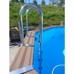 GRE Piscine Ovale Composite Gré - 6,64 X 3,86 X 1,54 M 10 GRE Piscine Ovale Composite Gré - 6,64 X 3,86 X 1,54 M -Intex Soldes Magasin echelle interieure piscine composite gre 2