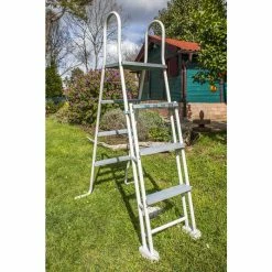 GRE Piscine Ronde Acier Gré Sicilia Imitation Bois - Ø 3,50 X 1,20 M 11 GRE Piscine Ronde Acier Gré Sicilia Imitation Bois - Ø 3,50 X 1,20 M -Intex Soldes Magasin echelle piscine gre 28 1