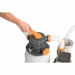 Filtre à Sable Complet Bestway Flowclear 5,6 M³/h -Intex Soldes Magasin flowclear bestway 5 678 m3h vanne