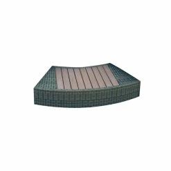 Entourage Rotin Pour Spa Bestway Lay-Z-Spa Ø 180 Cm - Gris Anthracite -Intex Soldes Magasin habillage de spa rond bestway 4 pieces 17417 1