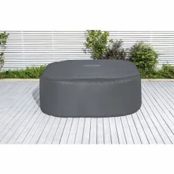 Couverture Thermique Pour Spa Carré Bestway L 180 X L 180 X H 71 Cm -Intex Soldes Magasin housse thermique carree energysense 180 m x 180 m x 71 cm lay z spa 1