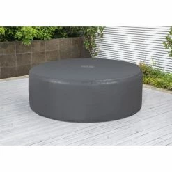 Couverture Thermique Pour Spa Rond Bestway Ø 196 X H 71 Cm -Intex Soldes Magasin housse thermique ronde energysense 196 m x 71 cm pour spa gonflable lay z spa 1