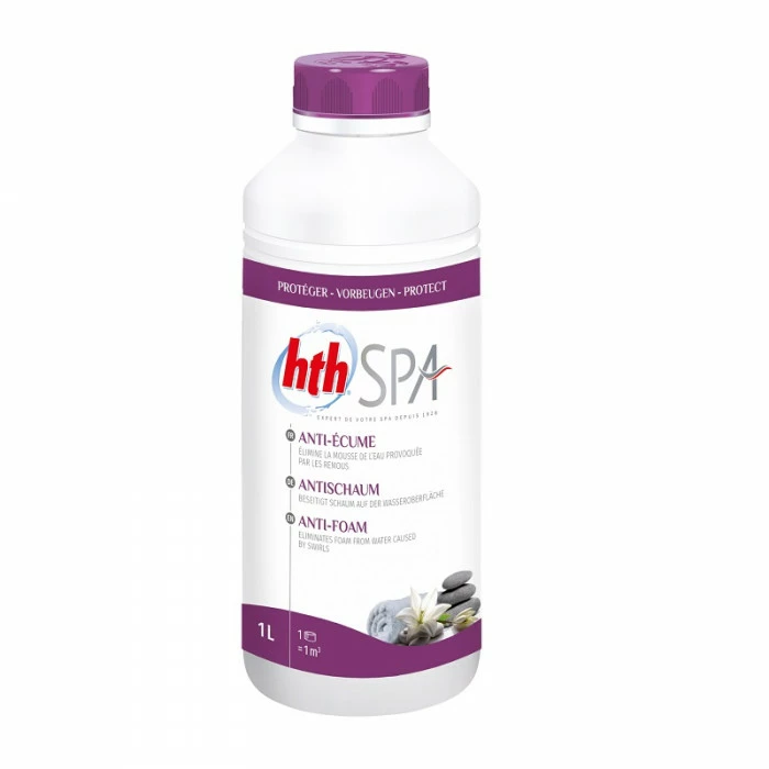 HTH Spa - Anti-écume Liquide 1L 1 HTH Spa - Anti-écume Liquide 1L