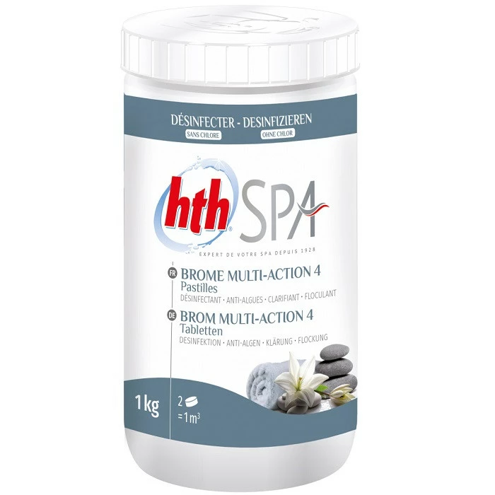 HTH Spa - Brome Multi-action Pastilles 1kg 1 HTH Spa - Brome Multi-action Pastilles 1kg