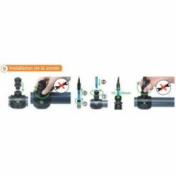 Sonde PH 2,5 M Pour Pompe Doseuse Automatic PH Et Electrolyseur Automatic Salt Bayrol -Intex Soldes Magasin installation de la sonde