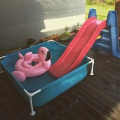 Piscinette Intex Metal Frame Junior Bleu -Intex Soldes Magasin intex mini frame