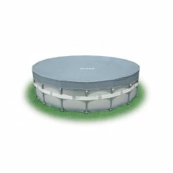 Bâche De Protection Intex Pour Piscine Tubulaire Ronde Ø 5,49 M