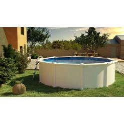 GRE Piscine Ronde Acier Gré Fidji - 4,60 X 1,20 M 9 GRE Piscine Ronde Acier Gré Fidji - 4,60 X 1,20 M -Intex Soldes Magasin kit460eco piscine ronde acier gre fidji 460 120 ambiance 2