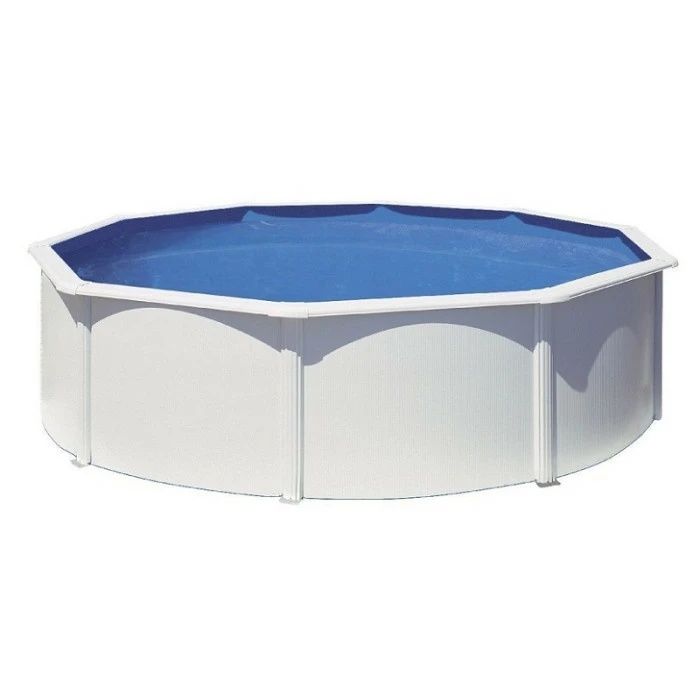 GRE Piscine Ronde Acier Gré Fidji - 4,60 X 1,20 M 1 GRE Piscine Ronde Acier Gré Fidji - 4,60 X 1,20 M