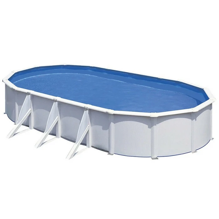 GRE Piscine Ovale Acier Gré Fidji - 7,30 X 3,75 X 1,20 M 1 GRE Piscine Ovale Acier Gré Fidji - 7,30 X 3,75 X 1,20 M