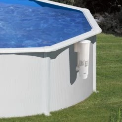 GRE Piscine Ovale Acier Gré Bora Bora - 6,10 X 3,75 M -Intex Soldes Magasin kitprov503 piscine ovale acier gre bora bora 500x300cm ambiance 2 min 1 1