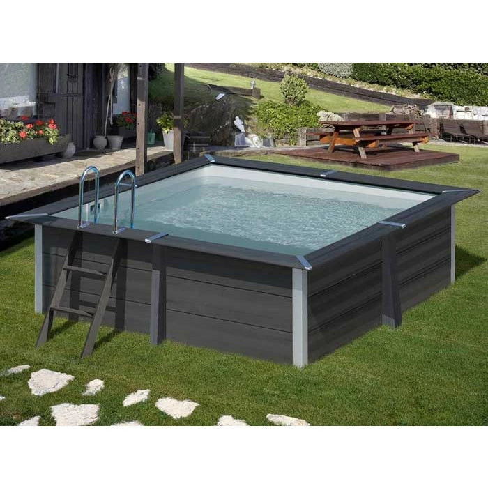 GRE Piscine Carrée Composite Gré 3,26 X 3,26 X 0,96 M 2 GRE Piscine Carrée Composite Gré 3,26 X 3,26 X 0,96 M – Image 2