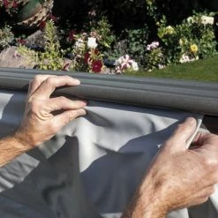 GRE Piscine Ovale Composite Gré - 8,04 X 3,86 X 1,24 M -Intex Soldes Magasin liner piscine composite gre 4