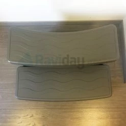 Marche-pied Pour Spa Gonflable Couleur Taupe -Intex Soldes Magasin marche pied spa dessus1