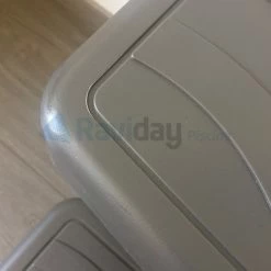 Marche-pied Pour Spa Gonflable Couleur Taupe -Intex Soldes Magasin marche pied spa detail