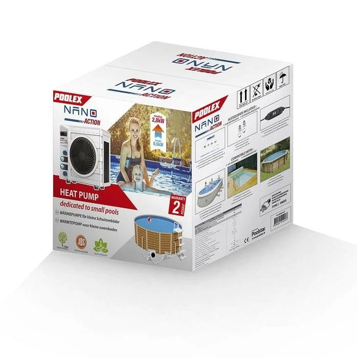 Pompe à Chaleur Poolex Nano Action 3 KW Pour Piscine < 20 M³ 3 Pompe à Chaleur Poolex Nano Action 3 KW Pour Piscine < 20 M³ – Image 3