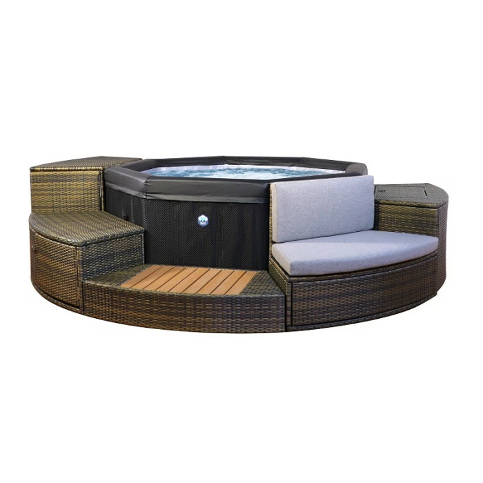 Pack Spa Portable Netspa Octopus 4 à 6 Personnes + Mobilier 1 Pack Spa Portable Netspa Octopus 4 à 6 Personnes + Mobilier
