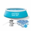 Pack Piscine Autoportée INTEX Easy Set 1,83 X 0,51 M + Essentiels
