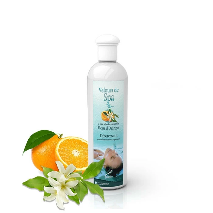 Parfum De Spa à Base D'huiles Essentielles à La Fleur D'Oranger Camylle 250 Ml 1 Parfum De Spa à Base D'huiles Essentielles à La Fleur D'Oranger Camylle 250 Ml