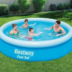 Piscine Autoportée Bestway Fast Set 3,66 X 0,76 M + Épurateur à Cartouche -Intex Soldes Magasin piscine autoportee bestway fast set 366 x 76 cm 2