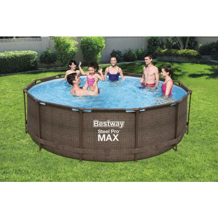 Piscine Tubulaire Ronde Bestway Steel Pro Max 3,66 X 1,00 M 5 Piscine Tubulaire Ronde Bestway Steel Pro Max 3,66 X 1,00 M – Image 5
