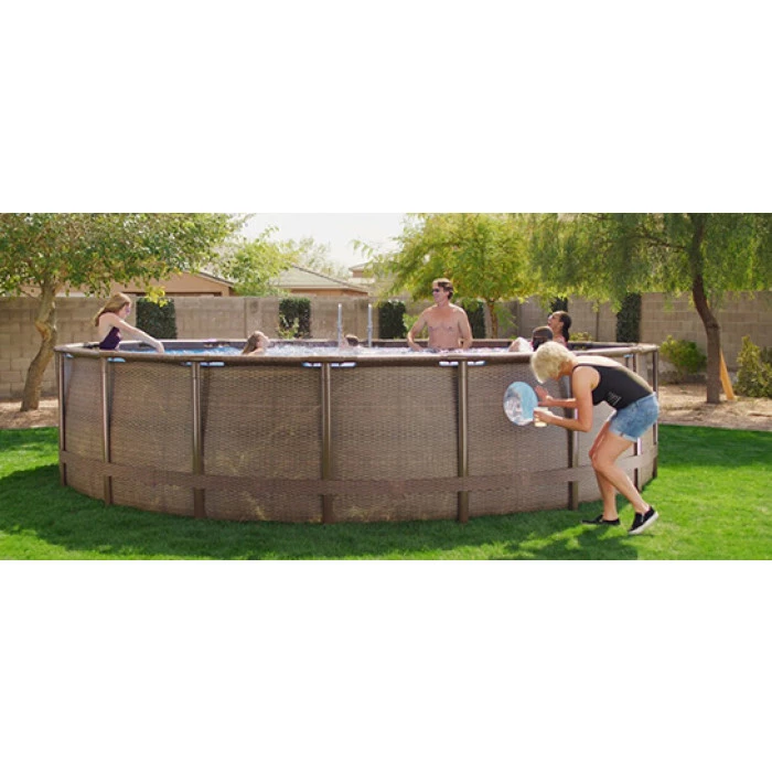 Piscine Tubulaire Ronde Bestway Power Steel Swim Vista 4,88 X 1,22 M 2 Piscine Tubulaire Ronde Bestway Power Steel Swim Vista 4,88 X 1,22 M – Image 2