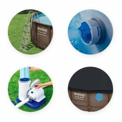 Piscine Tubulaire Ronde Bestway Power Steel Swim Vista 5,49 X 1,22 M -Intex Soldes Magasin piscine bestway power steel vista 549 x 122 accessoires 1