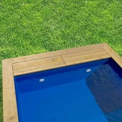 Piscine Pool'n Box Junior Procopi En Bois 3,7 X 2,4 M - Coffre Et Filtration Intégrés -Intex Soldes Magasin piscine bois pool n box junior 1 min