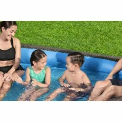 Bestway Piscine Gonflable Demi-lune Avec Sièges Truprint - Imprimé Rotin 9 Bestway Piscine Gonflable Demi-lune Avec Sièges Truprint - Imprimé Rotin -Intex Soldes Magasin piscine familiale truprint decor osier 231m 4