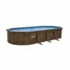 Piscine En Acier Bestway Hydrium Effet Bois - 7,30 X 3,60 X 1,30 M