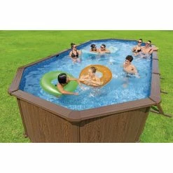 Piscine En Acier Bestway Hydrium Effet Bois - 7,30 X 3,60 X 1,30 M 12 Piscine En Acier Bestway Hydrium Effet Bois - 7,30 X 3,60 X 1,30 M -Intex Soldes Magasin piscine hors sol acier ovale 730 m x 360 m x 130 m hydrium 2