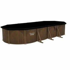 Piscine En Acier Bestway Hydrium Effet Bois - 7,30 X 3,60 X 1,30 M 13 Piscine En Acier Bestway Hydrium Effet Bois - 7,30 X 3,60 X 1,30 M -Intex Soldes Magasin piscine hors sol acier ovale 730 m x 360 m x 130 m hydrium 4