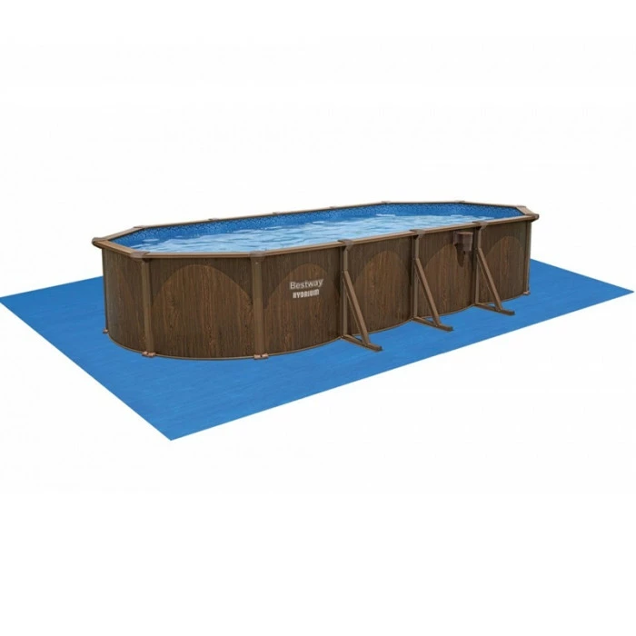 Piscine En Acier Bestway Hydrium Effet Bois - 7,30 X 3,60 X 1,30 M 6 Piscine En Acier Bestway Hydrium Effet Bois - 7,30 X 3,60 X 1,30 M – Image 6