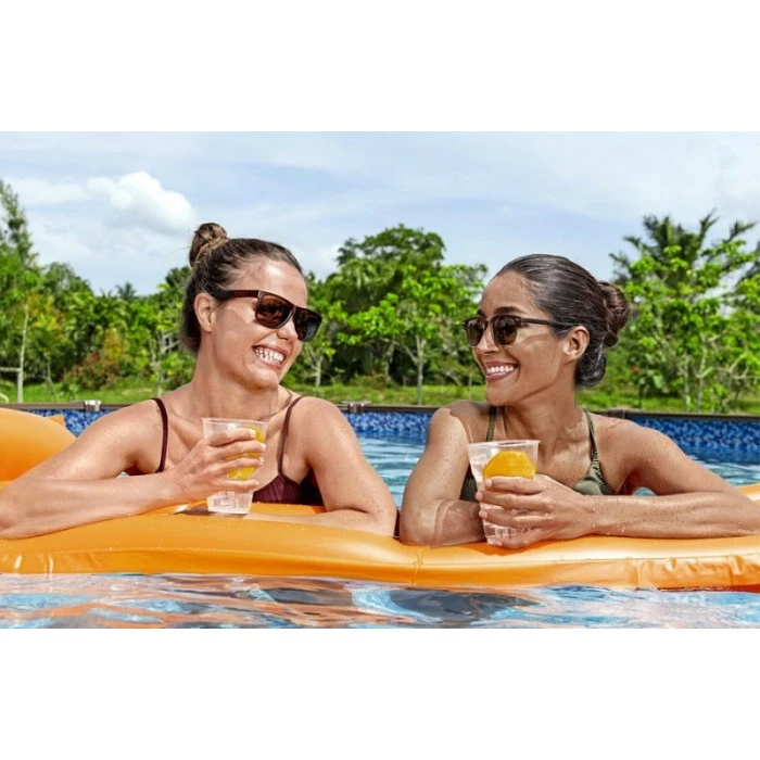 Piscine En Acier Bestway Hydrium Effet Bois Ø 4,90 X H 1,30 M 4 Piscine En Acier Bestway Hydrium Effet Bois Ø 4,90 X H 1,30 M – Image 4