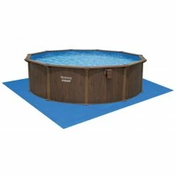 Piscine En Acier Bestway Hydrium Effet Bois Ø 4,90 X H 1,30 M 12 Piscine En Acier Bestway Hydrium Effet Bois Ø 4,90 X H 1,30 M -Intex Soldes Magasin piscine hors sol acier ronde 488 x 130 m hydrium 4
