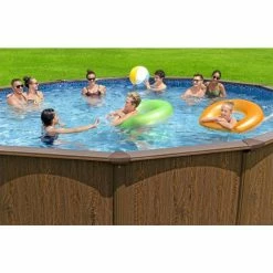 Piscine En Acier Bestway Hydrium Effet Bois Ø 5,50 X H 1,30 M 13 Piscine En Acier Bestway Hydrium Effet Bois Ø 5,50 X H 1,30 M -Intex Soldes Magasin piscine hors sol acier ronde 549 x 130 m hydrium 3