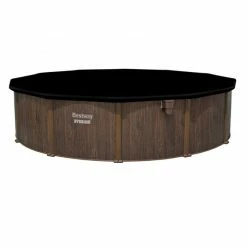 Piscine En Acier Bestway Hydrium Effet Bois Ø 5,50 X H 1,30 M 15 Piscine En Acier Bestway Hydrium Effet Bois Ø 5,50 X H 1,30 M -Intex Soldes Magasin piscine hors sol acier ronde 549 x 130 m hydrium 4