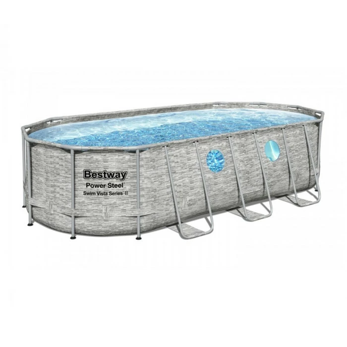Piscine Tubulaire Ovale Bestway Power Steel Swim Vista 5,49 X 2,74 X 1,22 1 Piscine Tubulaire Ovale Bestway Power Steel Swim Vista 5,49 X 2,74 X 1,22