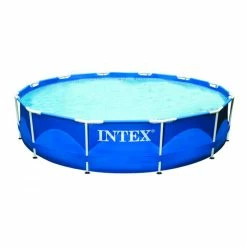 Piscine Tubulaire Intex Metal Frame 3.66 X 0.76 M + épurateur 1,7 M3/h -Intex Soldes Magasin piscine metalframe 366 x 76 cm epurateur intex 28212